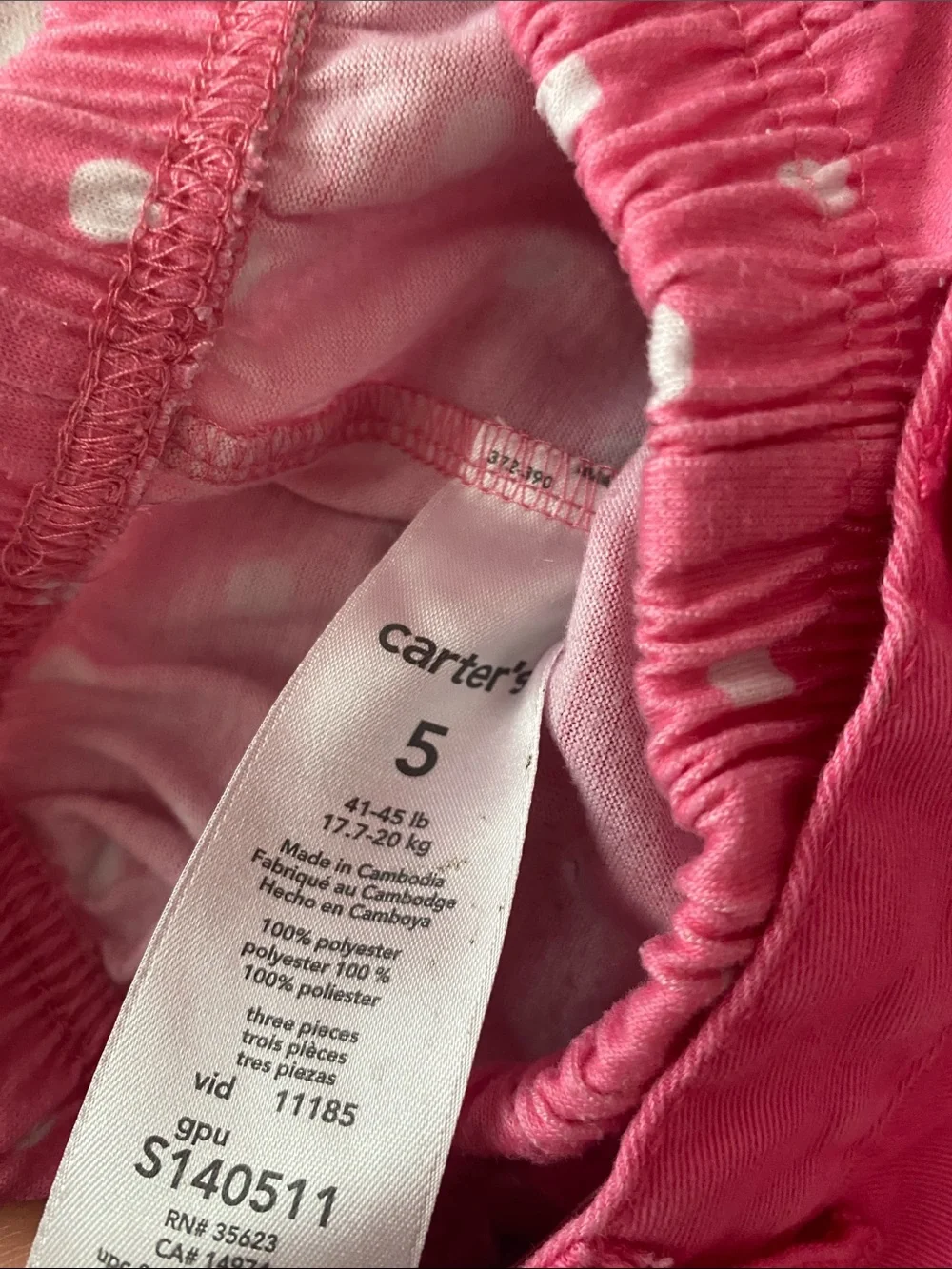 Champion Girls' Pink Skort & Star-Print Skirt Set